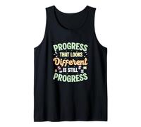 Mens Progress that Looks Different is Still Progress SpEd Teacher Tank Top