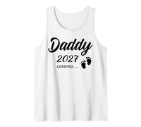 Mens Promoted to Be Daddy Loading 2027 Baby Announcement Tank Top
