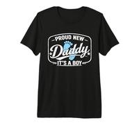 Mens Proud New Daddy, It's A Boy, Dad to Be, First Time Father Premium T-Shirt