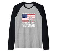 Mens Proud Son of a Vietnam Veteran Raglan Baseball Tee