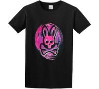 Men's Psycho Bunny Downey Graphic T Shirt in Black Logo Regular Fit T Shirt Size M