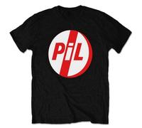Men's Public Image Limited Pil Logo T-Shirt Fashion T-Shirt Balck Unisex 100% Cotton Short-Sleeve T-Shirts Black M