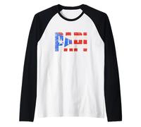 Mens Puerto Rico Papi, Puerto Rican Flag Raglan Baseball Tee