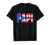 Mens Puerto Rico Papi, Puerto Rican Flag T-Shirt