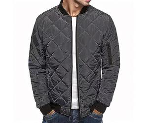 Mens Puffer Jackets UK Sale Winter Warm Down Jackets Solid Puffer Jackets Mens Fleece Zip Up Pockets Tracksuit Tops Lightweight Jacket Outwear Travelling Walking Riding Running