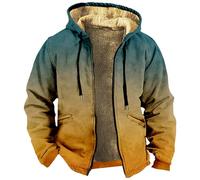Men's Puffer Jackets with Hood Army Jacket Men Coat NHS Fleece Jacket Long Waterproof Coat Sailing Jacket Men Jacket Waterproof Hoodies Men Super Dry Jacket Mens(A03 Orange,XL)