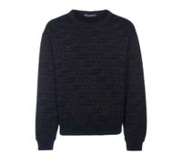 Men's Pullover & Cardigan in Solid Colors - male - Dolce & Gabbana - Round-neck Knitwear - Black - S - Knitwear S