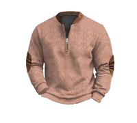 Men's Pullover Without Hood with Zip Sweat Pullover Men's Blend Long Sleeve Sweat Jacket Splicing Colour Block Training Jacket Windproof Transition Jacket Stand-Up Collar Everyday Jacket Autumn Work