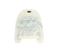 Men's Pullovers Sweaters Creative Stripes Women's Knitted Streetwear Maiden Oversized Harajuku O Neck Knitwear Men Clothing-Bai_a-M