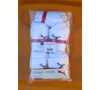 Mens Puma Socks 5 Pack Short Crew , White Socks Size UK 12 To UK 13.5 BNWTs