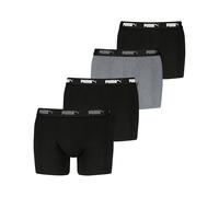 Mens Puma Boxers 4 Pack Everyday Cotton Stretch Boxers with Logo Waist Band