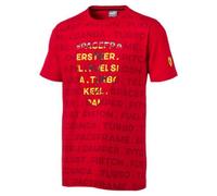 Men's PUMA SF BIG SHIELD TEE red (577828-01)