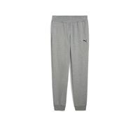 Men's Puma Small Logo Cuffed Jog Pant in Grey