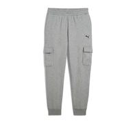 Men's Puma Small Logo Fleece Cargo Pants in Grey UK Small BNWT RRP £ 42.99