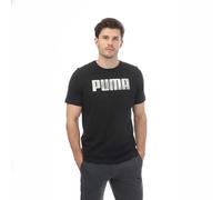 Men's Puma Sportstyle Logo T-Shirt in Black
