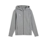 Men's Puma TeamFINAL Casuals Hooded Jacket in Grey