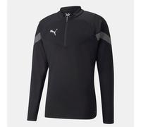Men's Puma Teamfinal Trainig 1/4 Zip Top in Black