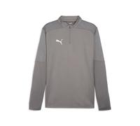 Men's Puma TeamFINAL Training 1/4 Zip Top in Grey