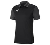 Men's Puma TeamGOAL 23 Sideline Polo Shirt in Black