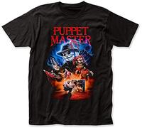 Men's Puppet Master Halloween 90s T-Shirt Vintage Retro Movie Horror Black L