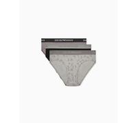 Men's Pure Cotton 3-Pack Brief Black S