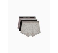 Men's Pure Cotton 3-Pack Trunk Black M