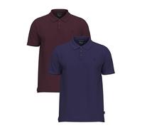 Mens Purple Muscle Fit Polo Shirt - Regular Fit Pique Cotton T-Shirt Men Casual Polos Winetasting Summer Polo Shirts for Men Burgundy