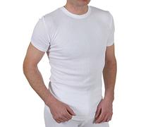 Mens Quality Thermal Short Sleeve Top/T-Shirt/Underwear - Available in White/Blue/Charcoal and in Sizes Small/Medium/Large/X Large/XX Large (Small - to Fit Chest 35-37" (88-93 cms), White)