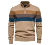 Men's Quarter-Zip, Jumper Men Zip Turtleneck Jumpers Long Sleeve Warm Mock Neck Pullover Slim Fit Men's Jumpers Turtleneck Fishermans Jumper Men's Jumpers 1/4 Zip Sweatshirts Winter Pullover