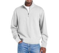 Mens Quarter Zip Jumper, Mens 1/4 Zip Sweatshirt Slim Fit Pullovers Plain Pullover Zip Up Jumpers Solid Color Warm Jumpers Golf Half Zip Sweater Polo Neck Jumpers For Men Quarter Zip Collar Jumpers