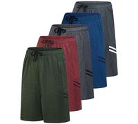 Mens Quick Dry Fit Dri-Fit Active Wear Athletic Performance Football Rugby 9 Inch Inseam Training Tennis Running Essentials Gym Shorts Hombre Stretch Fitness Casual Workout Tech Shorts -Set 8 L