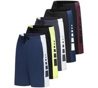 Mens Quick Dry Fit Dri-Fit Active Wear Athletic Performance Football Rugby 9 Inch Inseam Training Tennis Running Essentials Gym Shorts Hombre Stretch Fitness Casual Workout Tech Shorts -Set 10,M