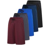 Mens Quick Dry Fit Dri-Fit Active Wear Athletic Performance Football Rugby 9 Inch Inseam Training Tennis Running Essentials Gym Shorts Hombre Stretch Fitness Casual Workout Tech Shorts -Set 9,S