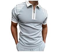 Men's Quick Dry Short Sleeve Polo Shirts for Outdoor Activities Golf Hiking Tops Polyester Comfortable with Button Funny Shirts for Men Sales Clearance Mens Designer Polo Shirts Tee White