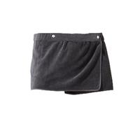 Men's Quick-Drying Anti-Exposure Elastic Sauna Wrap Skirt in Grey