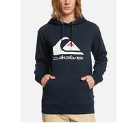 Men's Quiksilver Mens Big Logo Casual Pullover Hoodie - Navy - Blue - Size: 38/Regular