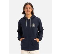 Men's Quiksilver Mens Circle Back Full Zip Hoodie - Navy - Size: 40