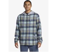 Quiksilver Mens Sandbar Hooded Long Sleeve Flannel Twill Shaket Shirt