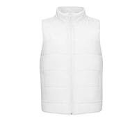 Mens Quilted Bodywarmer Gilet, Full Zip lightweight Padded Gilet,Mens Plain Black Padded Gilet Body Warmer Sleeveless Vest Jacket Zip Pockets without hood Bodywarmer Gillet Sleeveless (White, 5XL)