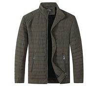 Men's Quilted Jacket Mens Lightweight Quilted Jacket Basic Transitional Padded Blouson Without Hood Men's Puffer Jacket Lightweight Softshell Quilted Jackets Winter Slim Fit Padded Business Outerwear