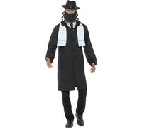 Smiffy's 44689m Rabbi Costume (medium) - rabbi mens fancy dress costume religious jewish adults hat beard outfit