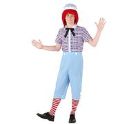 Men's Raggedy Andy Fancy Dress Costume Small