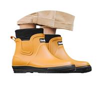 Men's Rain Boots Outdoor Shoes Waterproof Lightweight Comfortable Durable Ideal for Leisure Activities Spring to Breathable Waterproof Perfect for Everyday Use, yellow, 7 UK