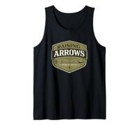 Mens Raising Arrows Since 2007 Psalm 127:4 Faith Family Dad Tank Top