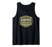 Mens Raising Arrows Since 2014 Psalm 127:4 Faith Family Dad Tank Top