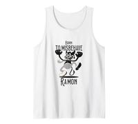 Mens Ramon - Cool Boy Name with Cute Devil - Born to Misbehave Tank Top