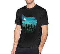 Men's Re Life in The Different World from Zero Short Sleeve T-Shirt Black M