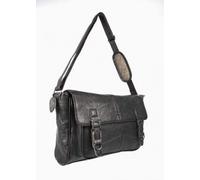 Mens Real Genuine Thick Leather Leather Satchel Style Shoulder Bag (Chestnut)