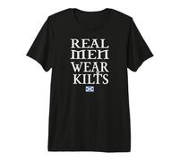 Mens Real Men Wear Kilts Flag Premium T-Shirt
