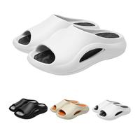 Mens Recovery Sliders Arch Support Sliders For Plantar Fasciitis Unisex Adult Slides Chunky Arch Support Slides Lightweight Sport Slippers Comfortable Thick Cushion Slippers For Reduces Stress